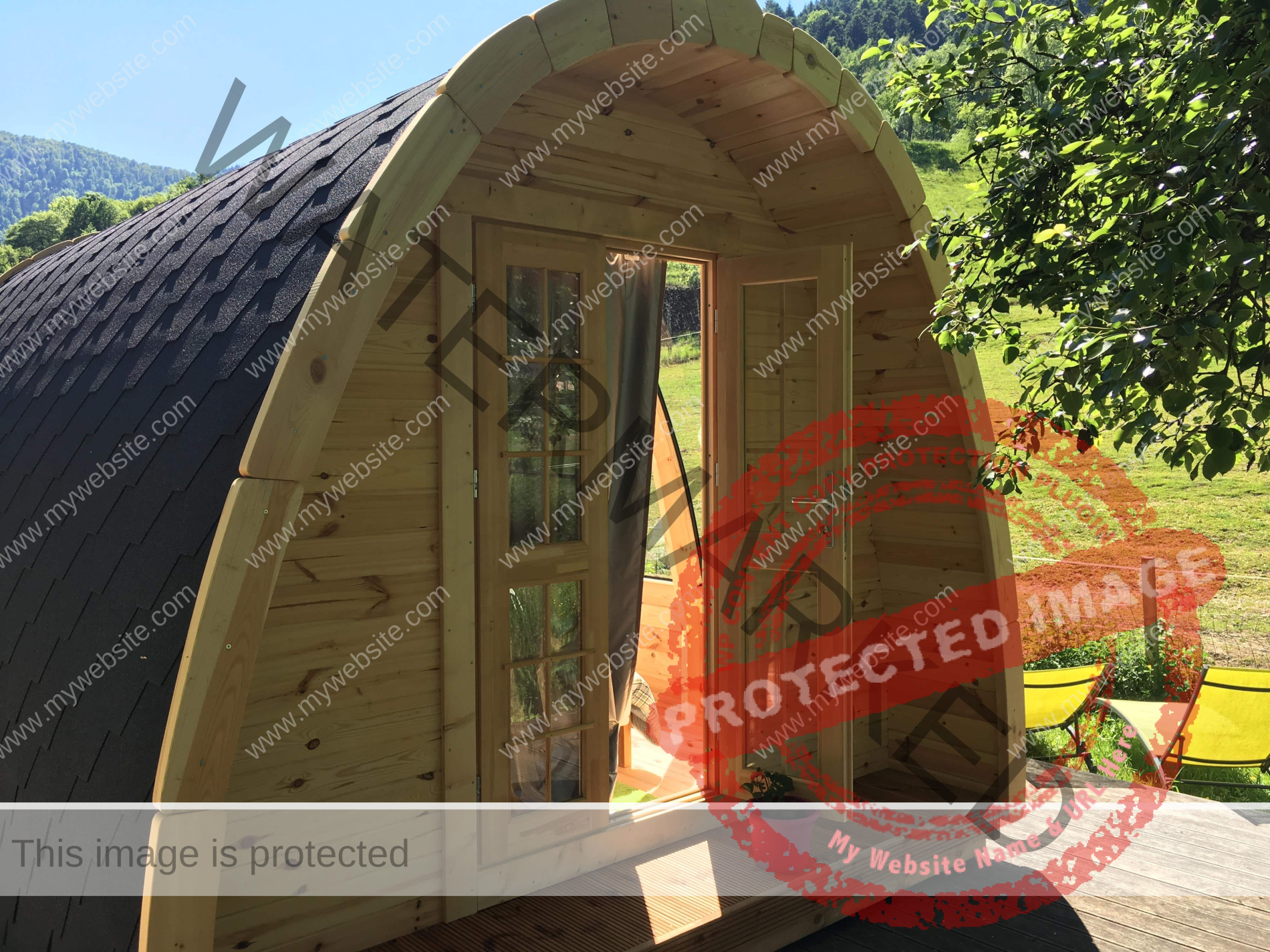 3x5.9 meters Camping pod for sale in Canada & the USA. Glamping pod for sale 20170526_133804945_iOS