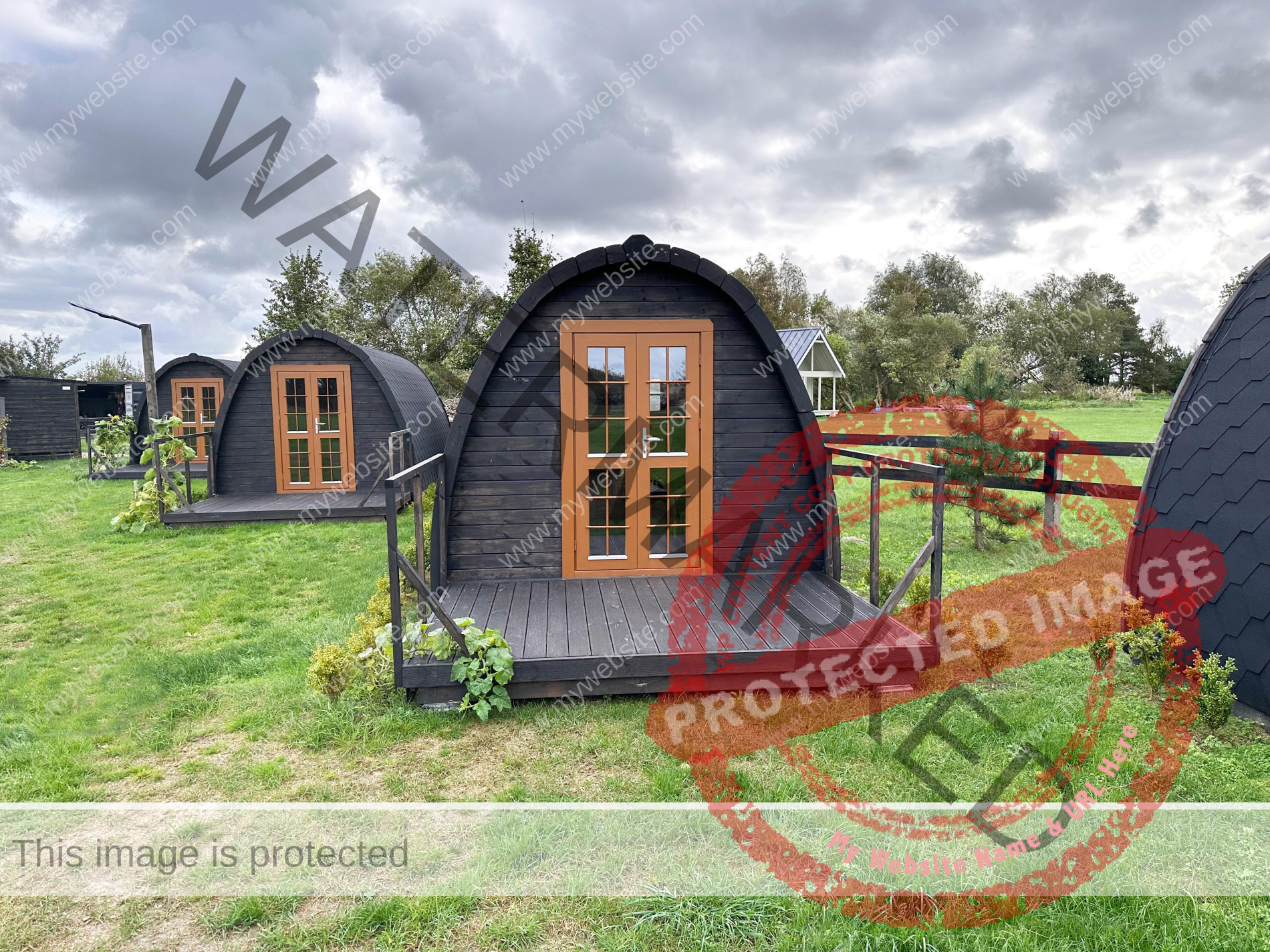 3x5.9 meters Camping pod for sale in Canada & the USA. Glamping pod for sale Campings pods 3.0x5.9 m_Campsite Latvia