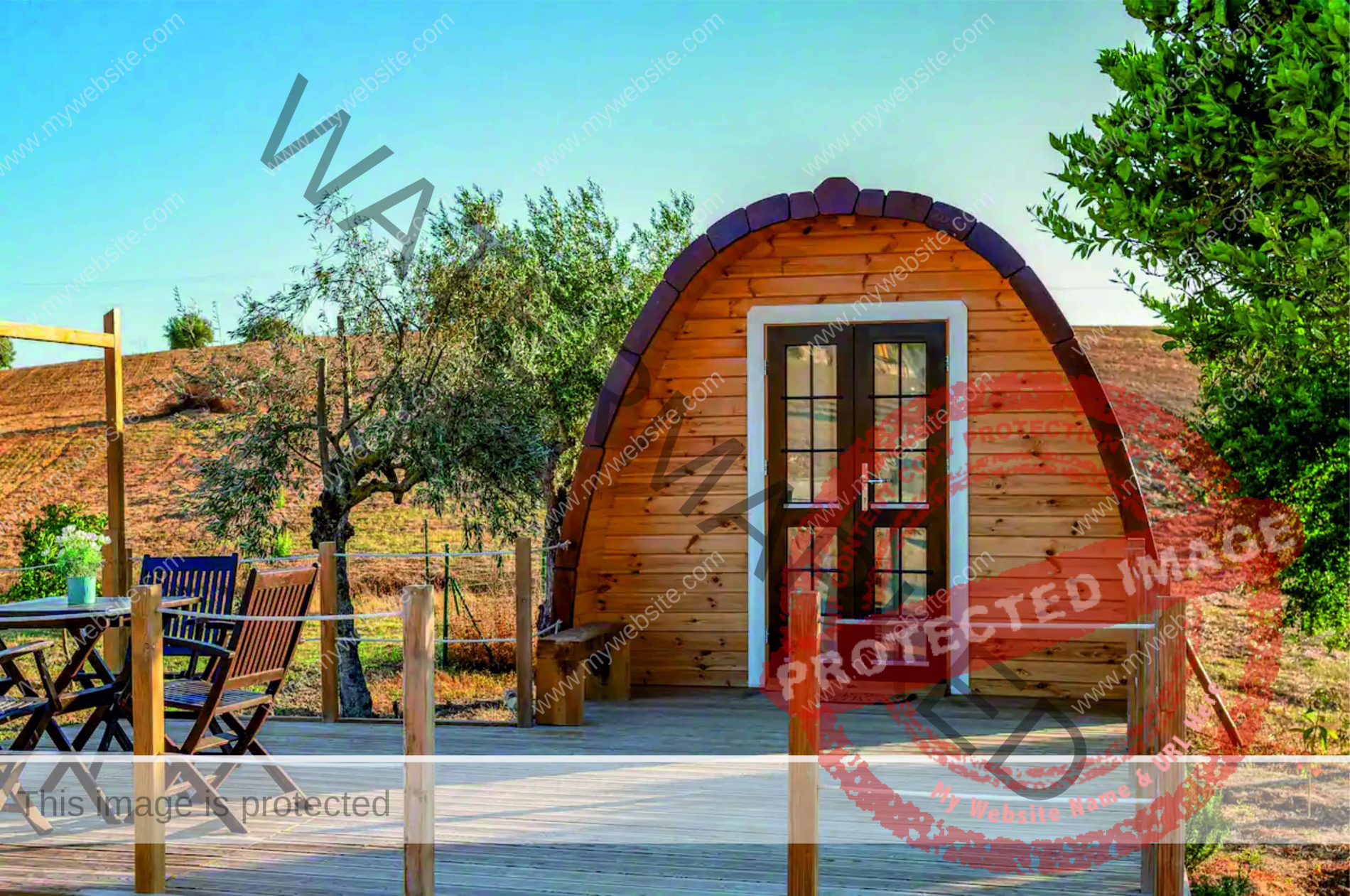 3x5.9 meters Camping pod for sale in Canada & the USA. Glamping pod for sale image-1