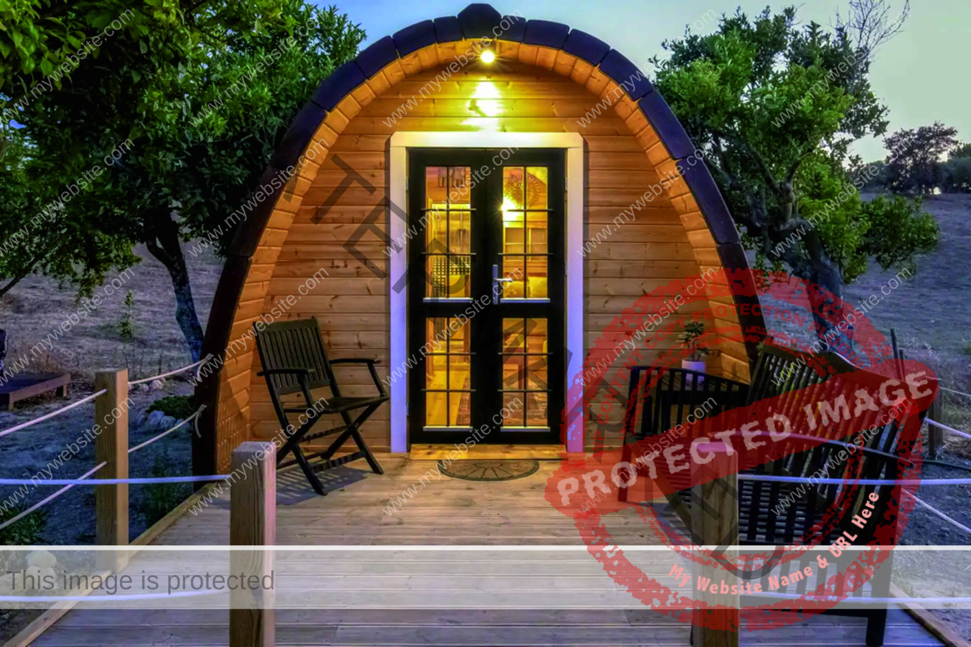 3x5.9 meters Camping pod for sale in Canada & the USA. Glamping pod for sale image-10