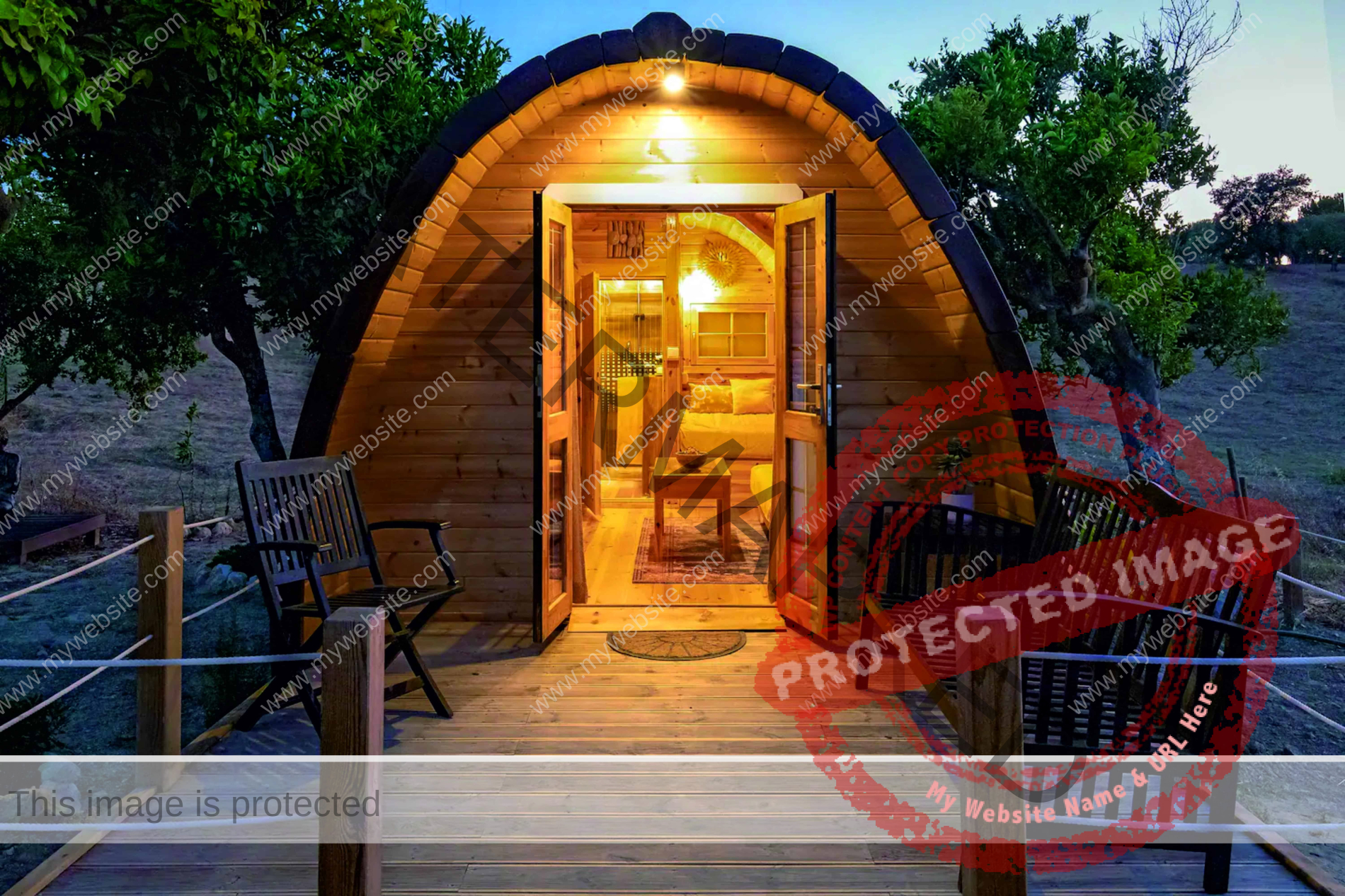 3x5.9 meters Camping pod for sale in Canada & the USA. Glamping pod for sale image-12