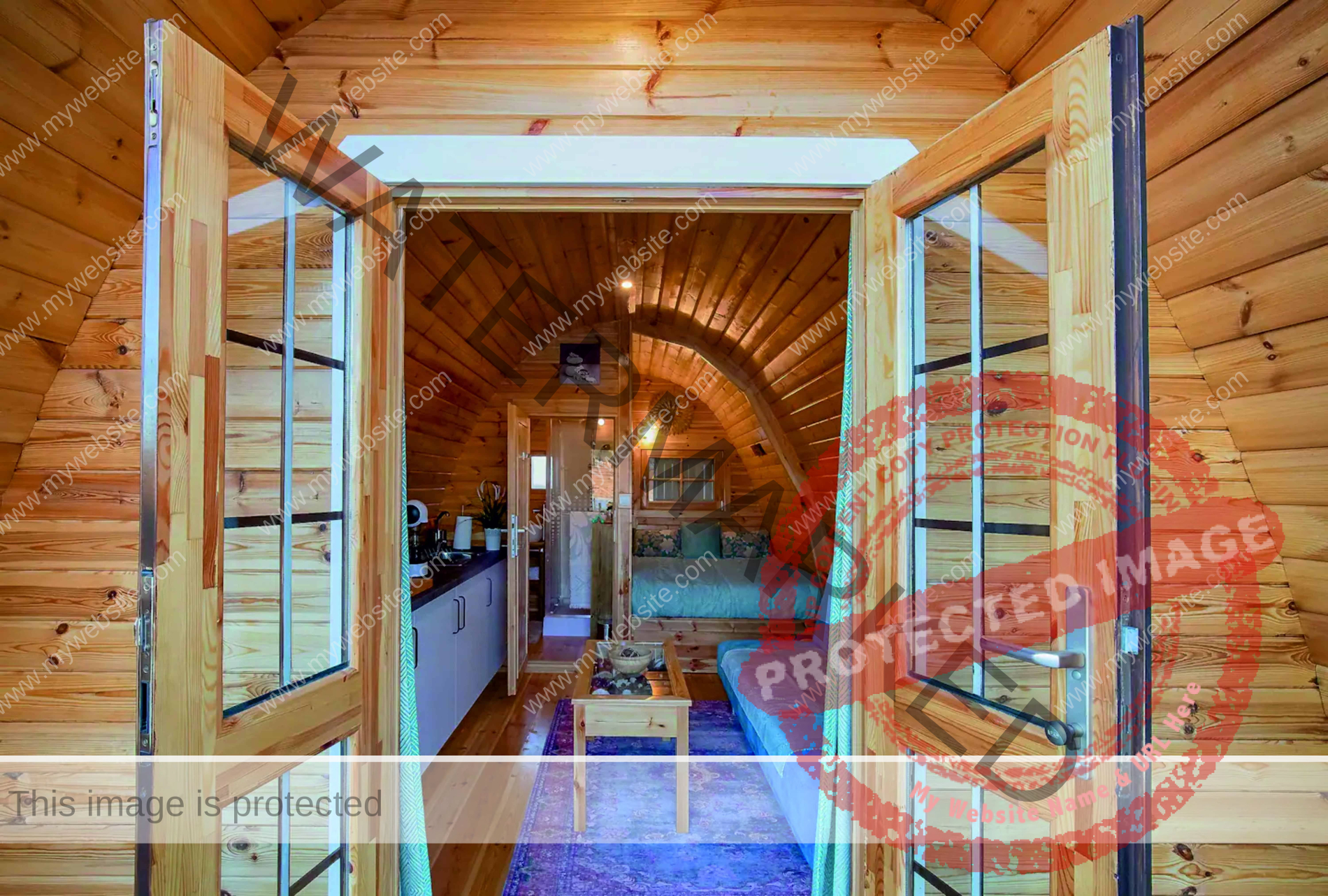 3x5.9 meters Camping pod for sale in Canada & the USA. Glamping pod for sale image-2
