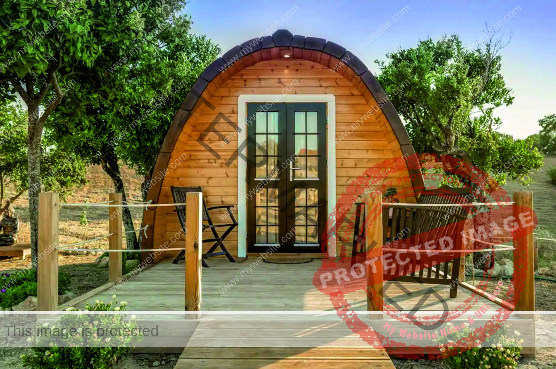 3x5.9 meters Camping pod for sale in Canada & the USA. Glamping pod for sale image-9