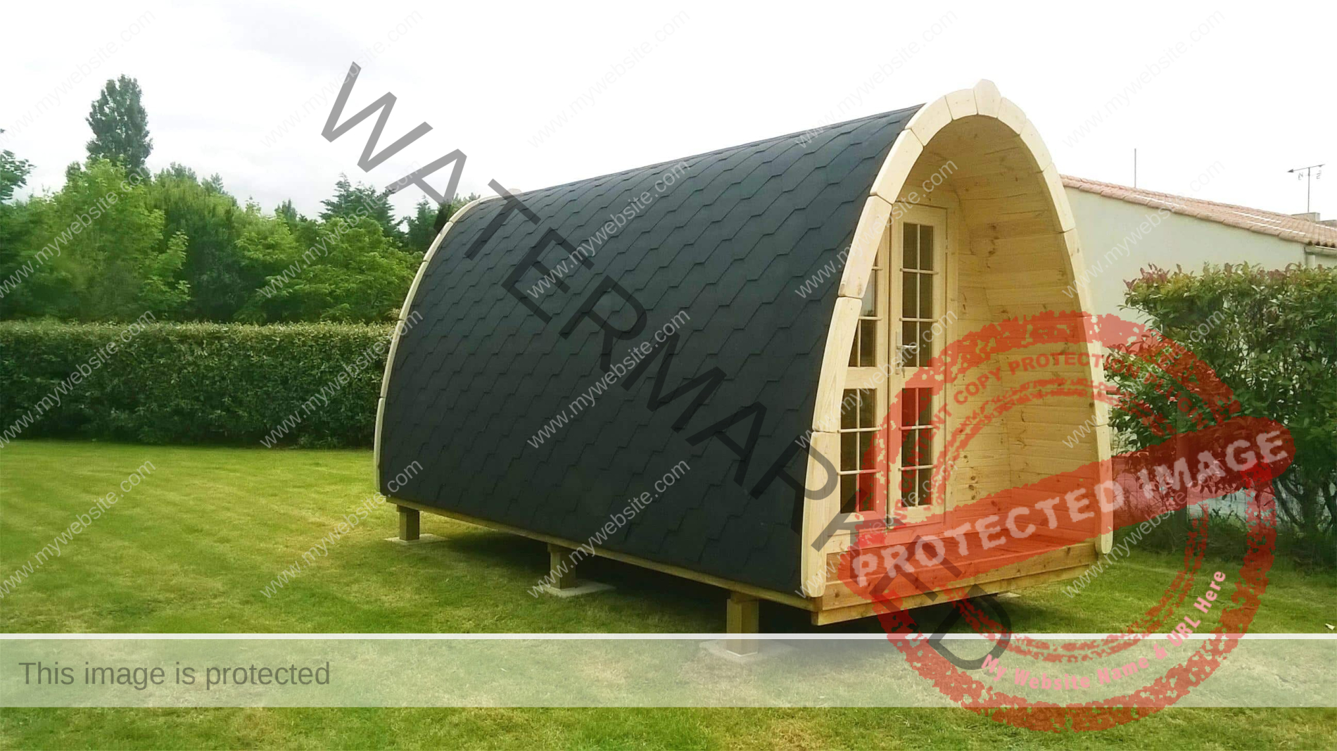 4.8 meters Camping pod for sale in Canada & the USA. Glamping pod for sale 11