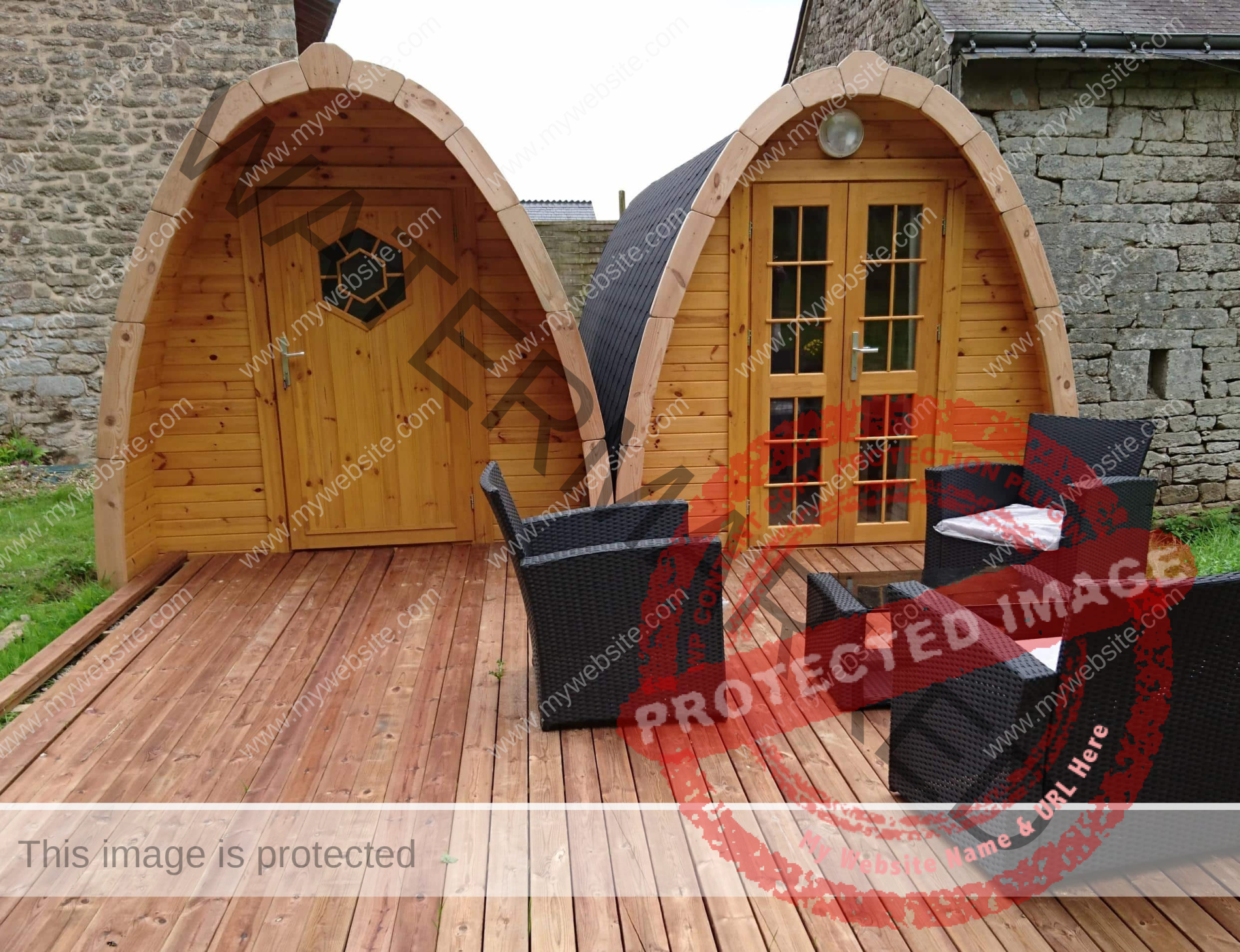 4.8 meters Camping pod for sale in Canada & the USA. Glamping pod for sale 16
