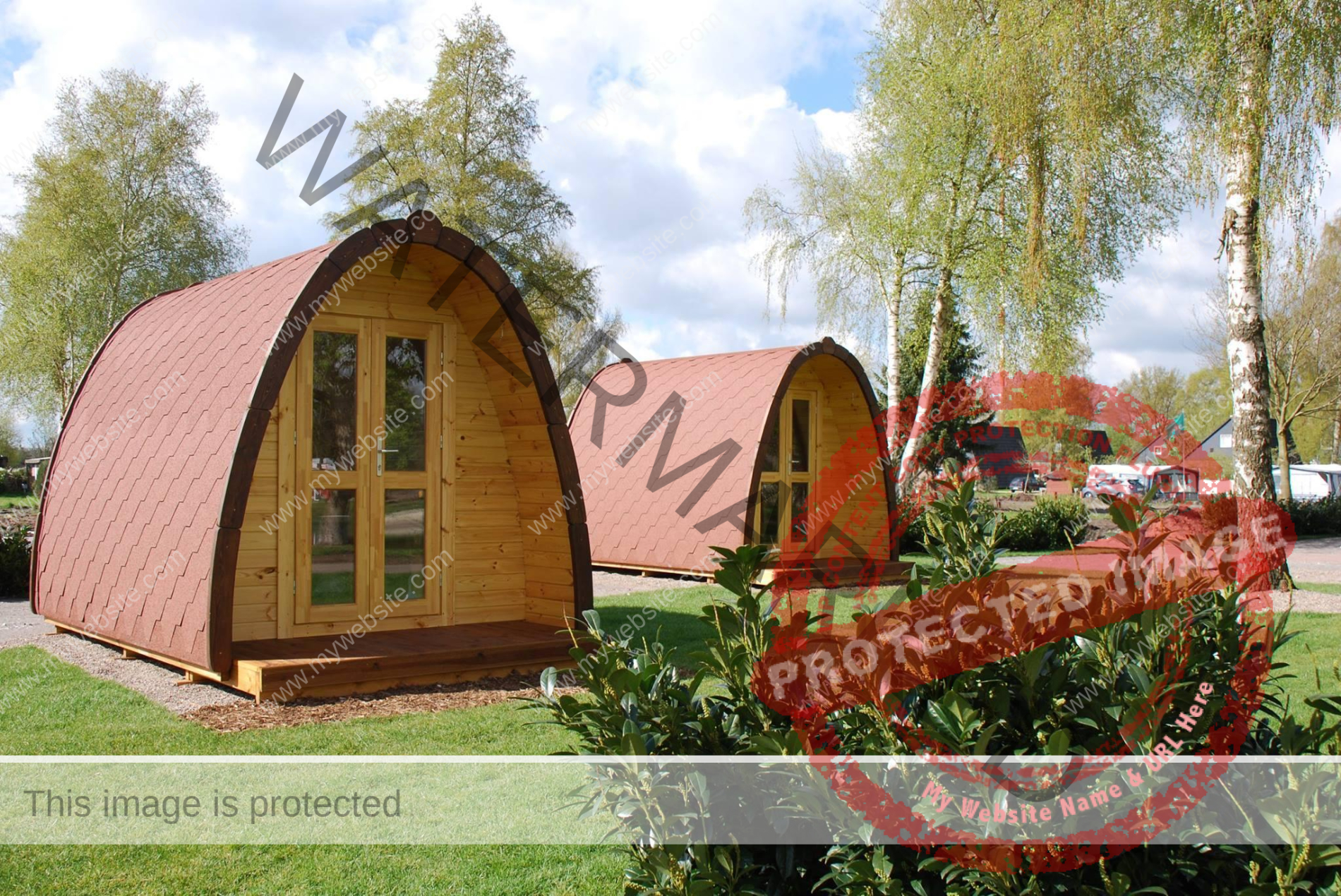 4.8 meters Camping pod for sale in Canada & the USA. Glamping pod for sale 3