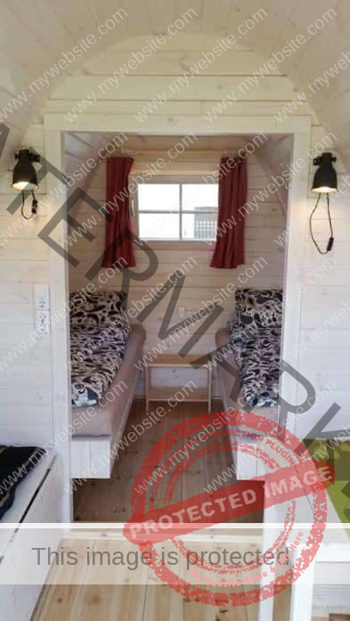 4.8 meters Camping pod for sale in Canada & the USA. Glamping pod for sale 38