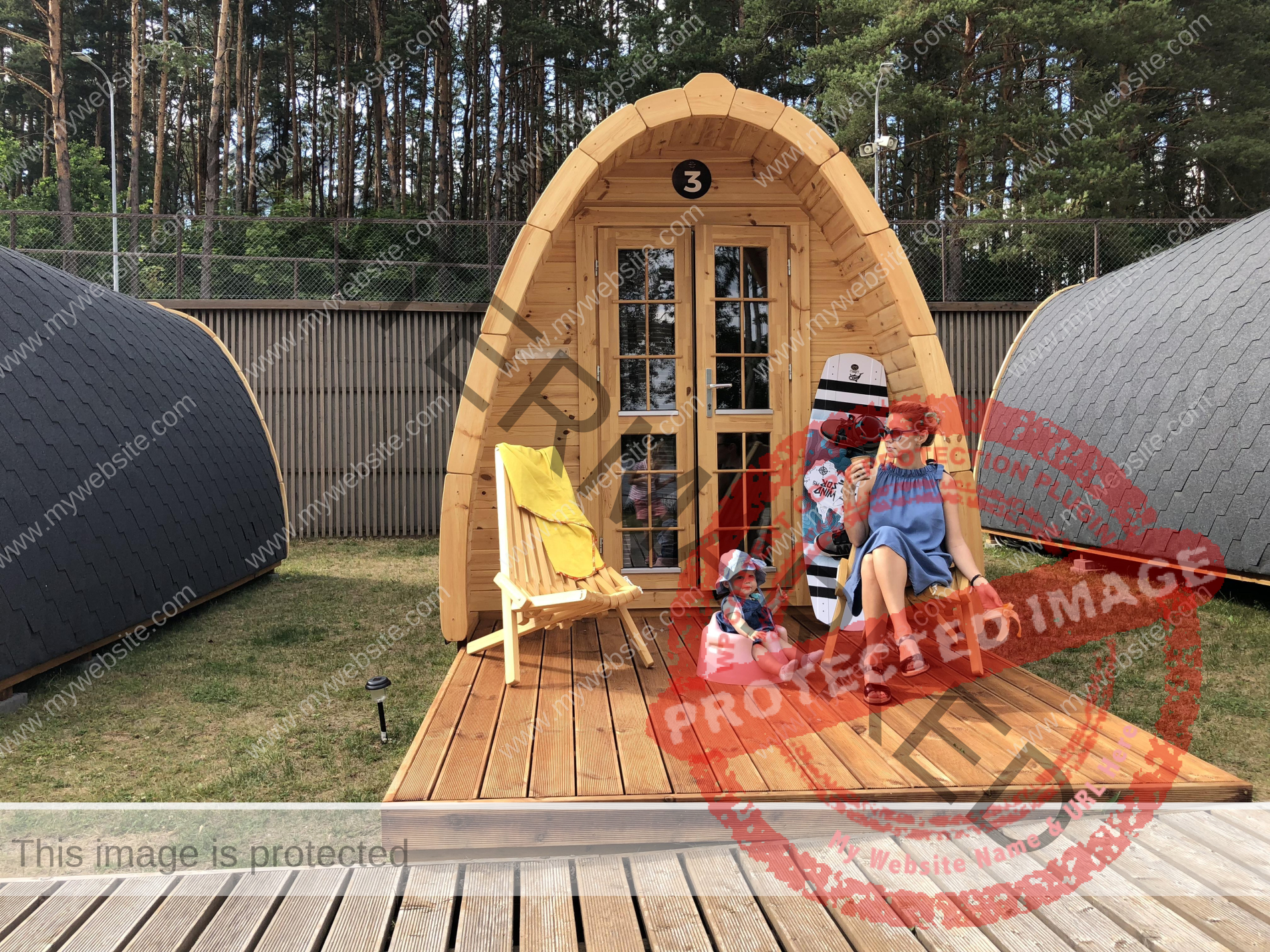4.8 meters Camping pod for sale in Canada & the USA. Glamping pod for sale 4.8_10
