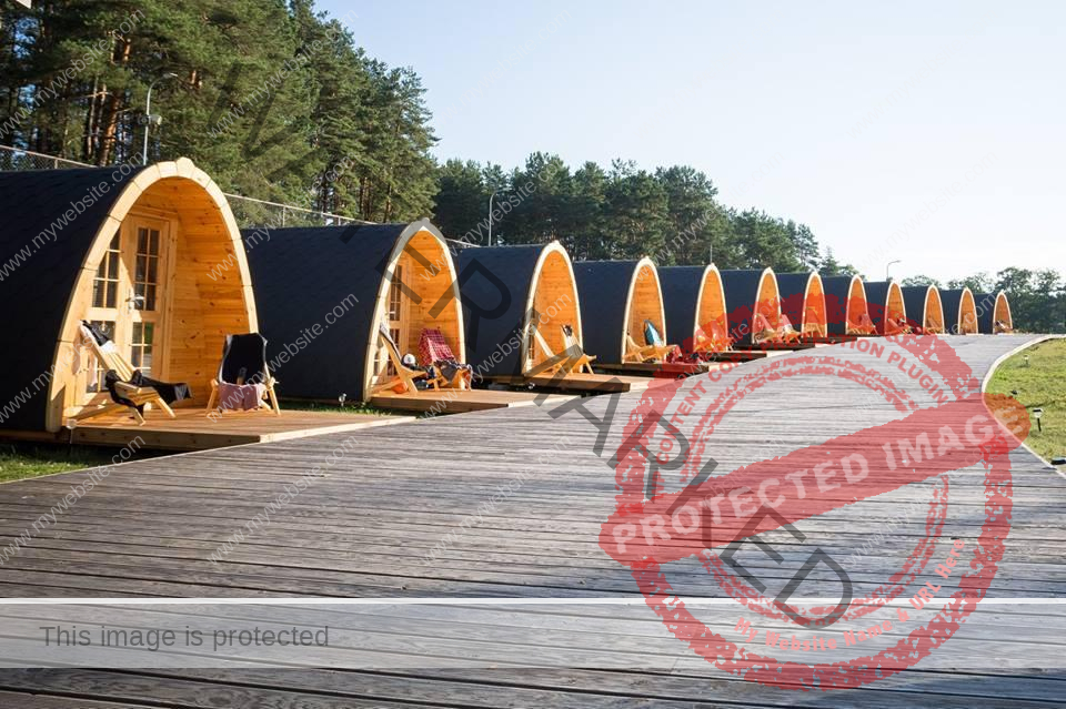 4.8 meters Camping pod for sale in Canada & the USA. Glamping pod for sale 4.8_7