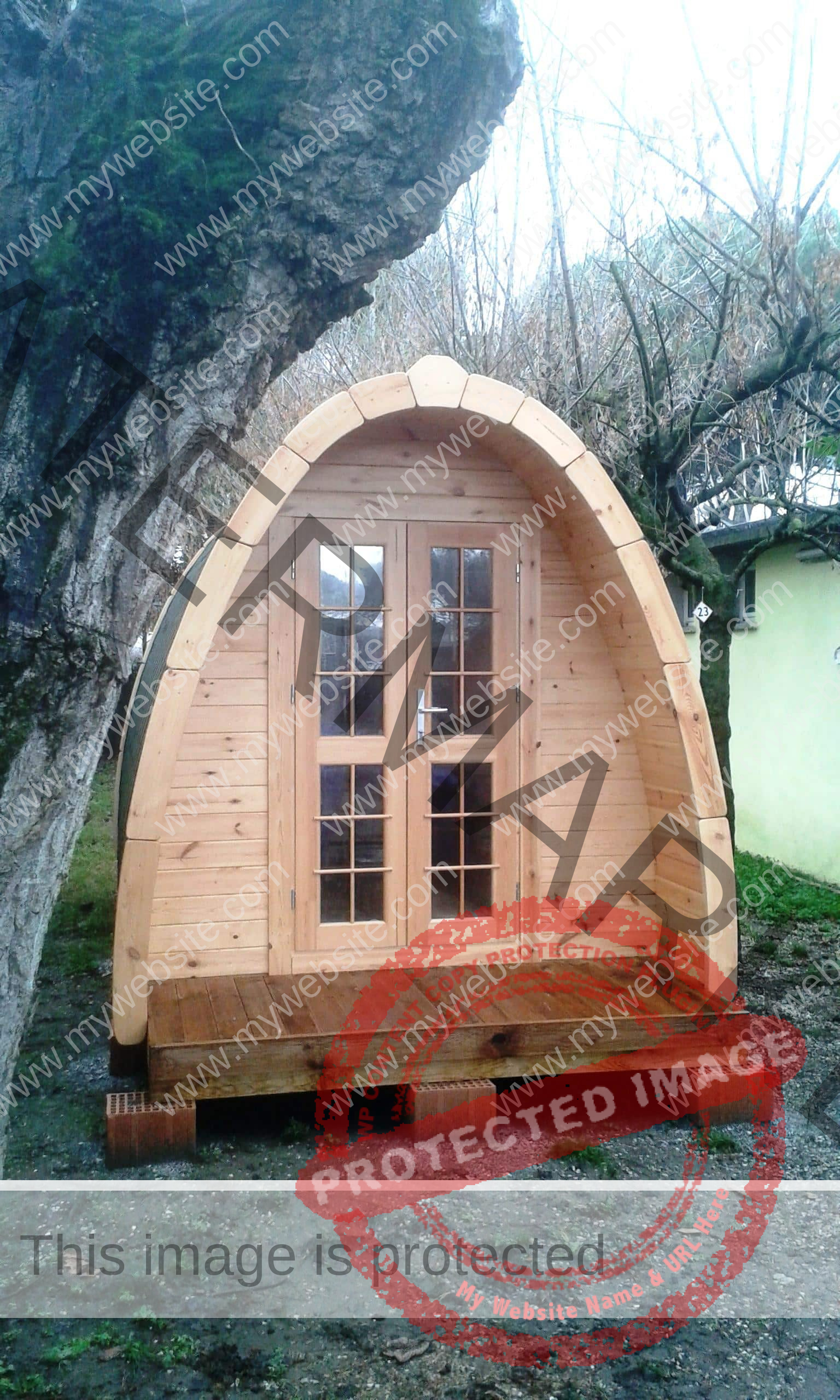 4.8 meters Camping pod for sale in Canada & the USA. Glamping pod for sale 9