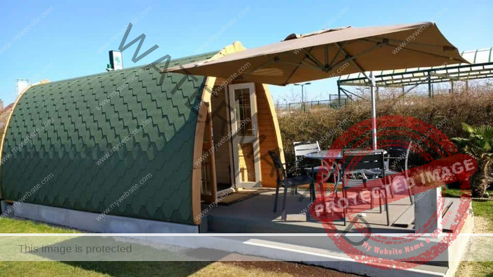 4.8 meters Camping pod for sale in Canada & the USA. Glamping pod for sale Standard Camping Pod 5.9_2