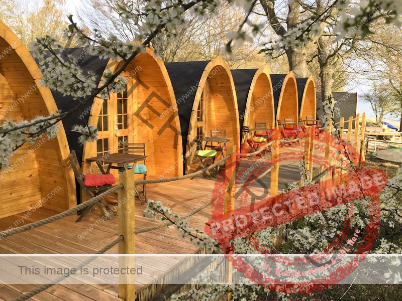 5.9 meters Camping pod for sale in Canada & the USA. Glamping pod for sale 1