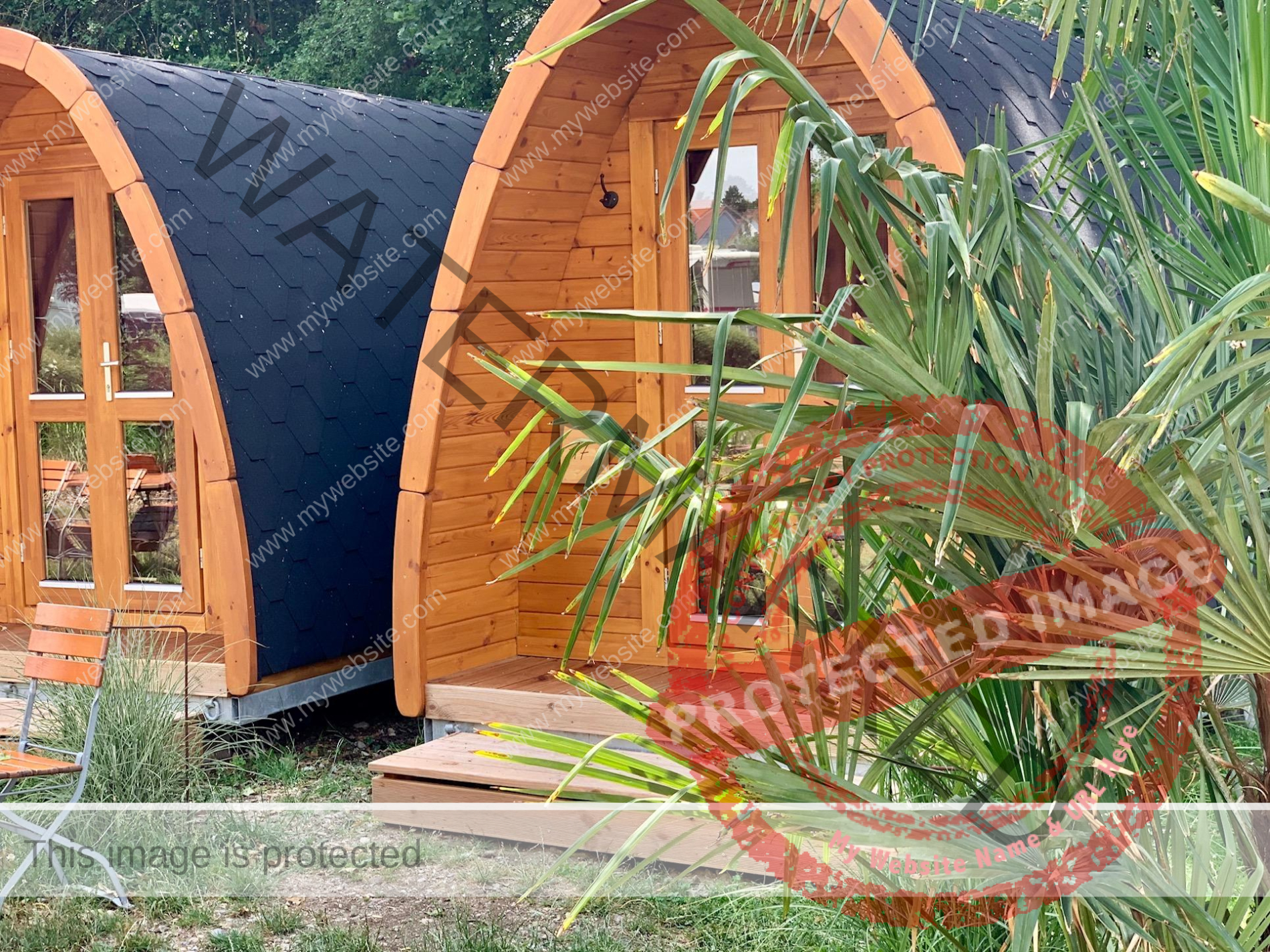 5.9 meters Camping pod for sale in Canada & the USA. Glamping pod for sale IMG_0126