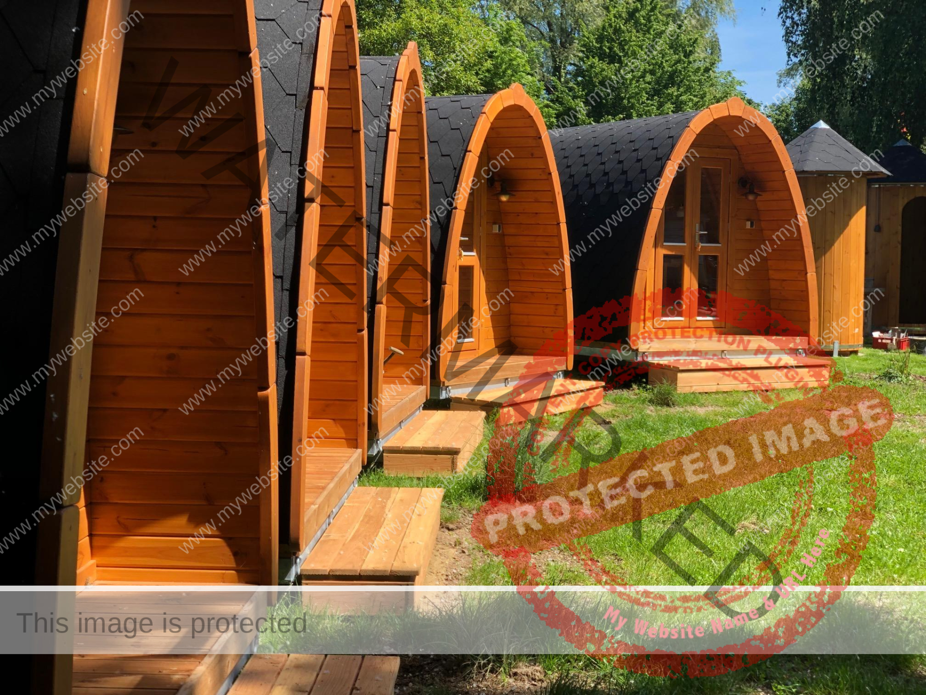 5.9 meters Camping pod for sale in Canada & the USA. Glamping pod for sale IMG_0759