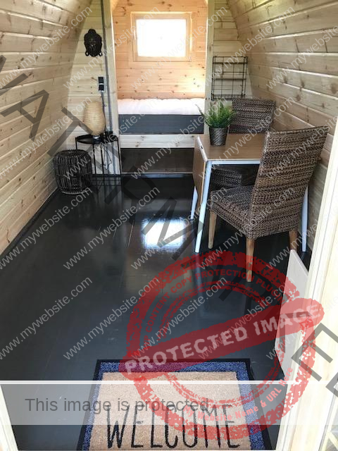 5.9 meters Camping pod for sale in Canada & the USA. Glamping pod for sale IMG_8349